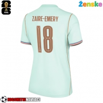 Ženske Nogometnih dresov Francija Warren Zaire-Emery #18 Gostujoči SP 2026 Kratki rokavi